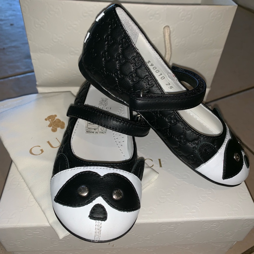 Gucci kids panda ballet flats